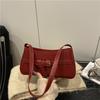 French Trend Personalized Versatile Casual Commuter Armpit Bag Women's Fashion New Simple Solid Color Premium Shoulder Bag