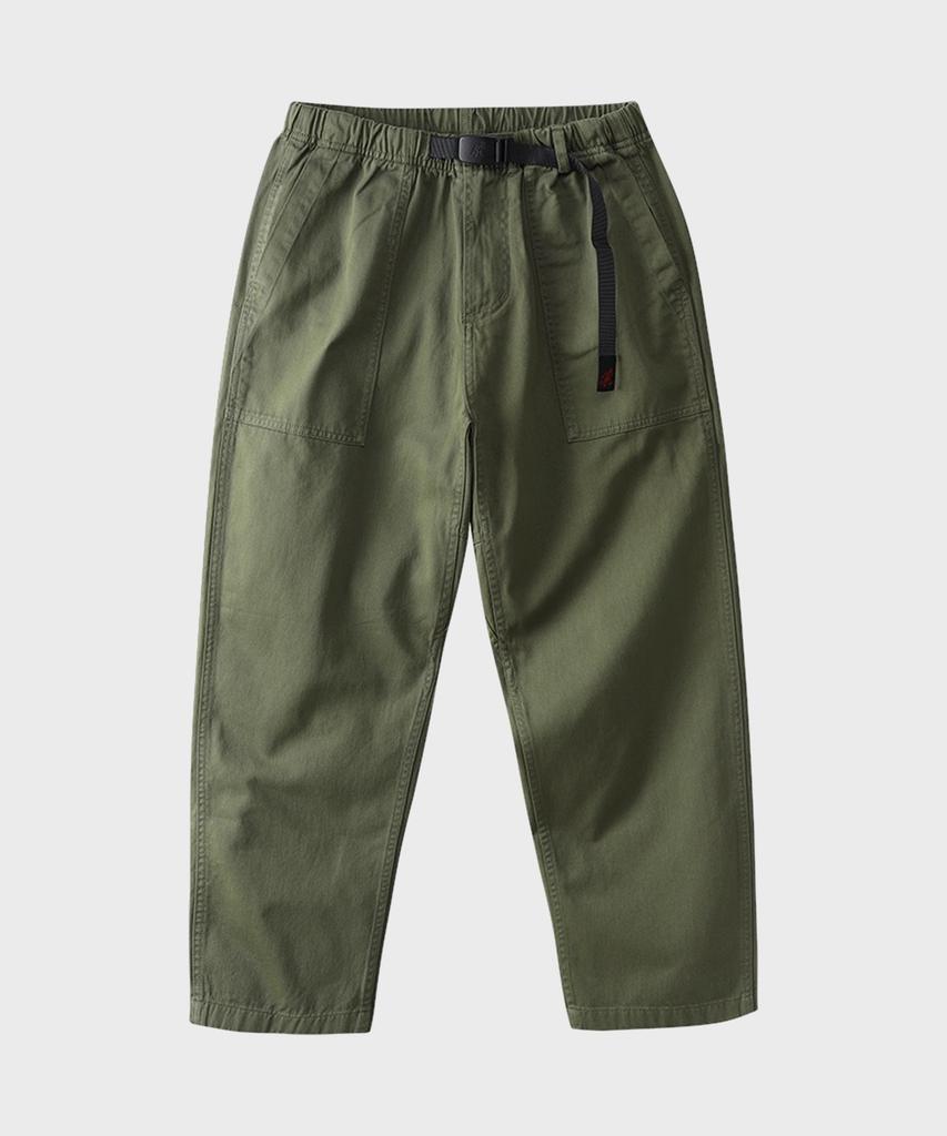 Geulamichi Loose Tapered Pants Olive