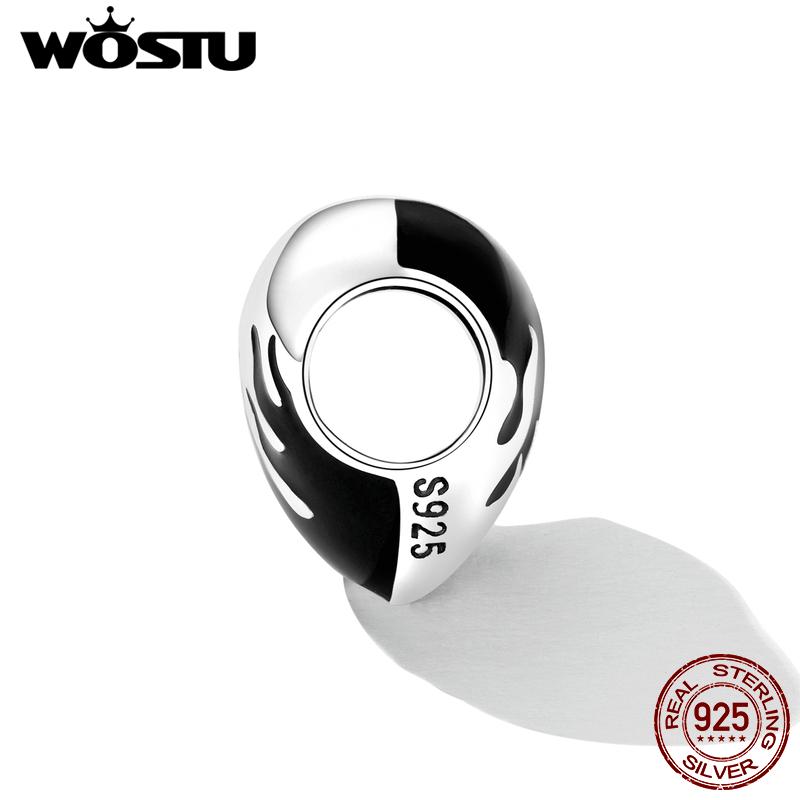 WOSTU 925 argint Sterling Clasic în formă de inimă Arzător de dragoste mărgele de mărgele se potrivește original DIY brățară brățar bijuterii cadou