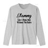 Womens Glammy T Shirt Like A Mom Only Without The Rules vintage Washed graphic Soft Comfortable streetwear designer clothes