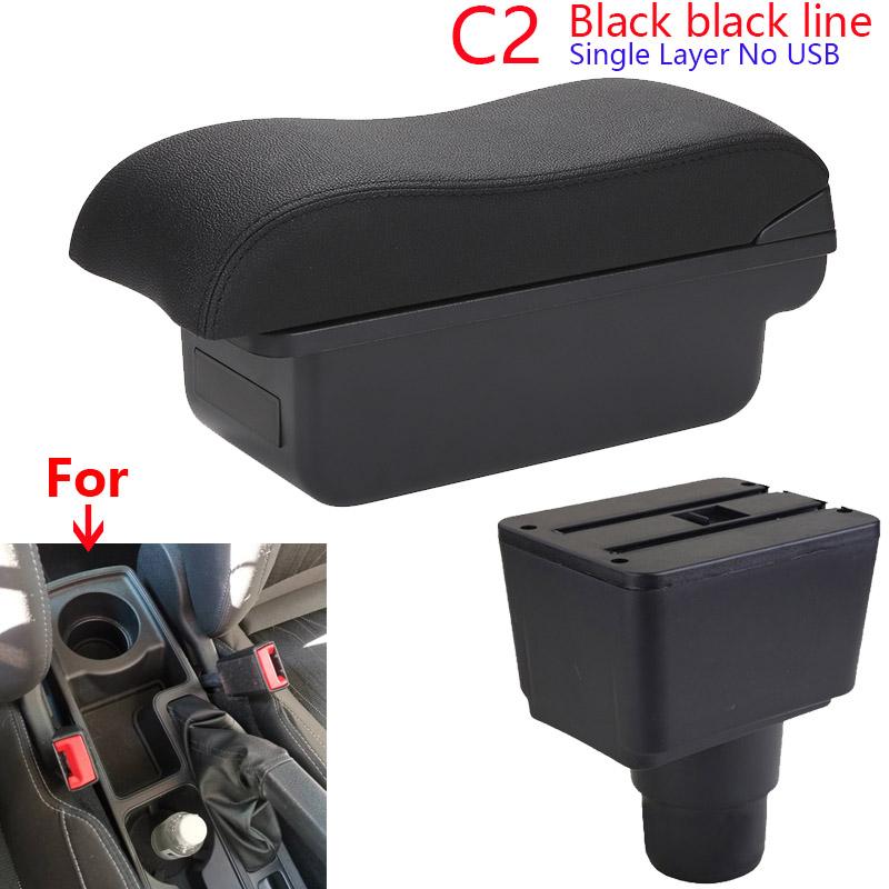 For FORD EcoSport Armrest Box 2018-2025 For Ford EcoSport Car Armrest Storage Box Arm Car Accessories Retrofit Parts Interior