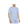 Jordan Flight Essentials Embroidered Logo Sport Crew Neck Short Sleeve T-Shirt Men Tops Blue DA9890-469