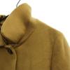 LAPIS LUCE BEAMS Wool Blend Stainless Collar Coat 36 Brown Women Used