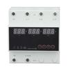 Automatic Transfer DIN Rail Mounted 3 Phase LED Display Under Over Voltage Protector