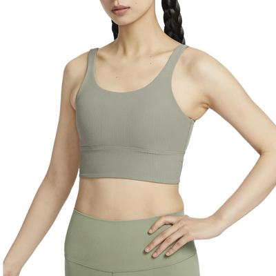 Dri-Fit Zenbee Einfarbig Bequem Lässig Leicht Stützender Sport-BH Damen Unterwäsche Hellgrün HF1543320