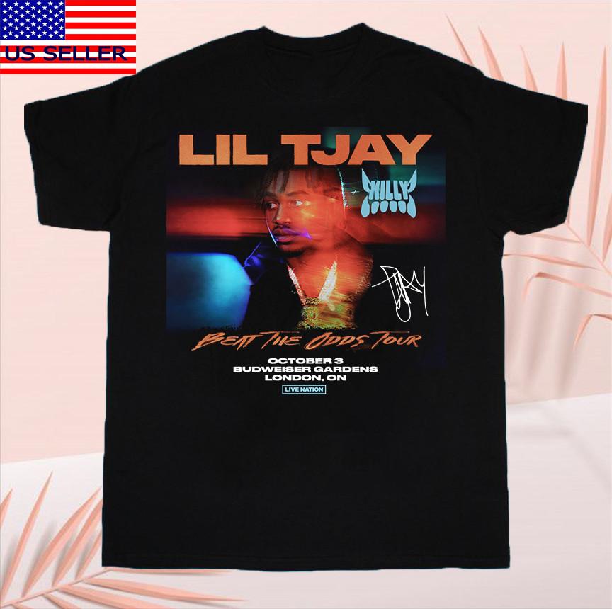 Lil Tjay Beat The Odds tour Concert Short Sleeve Unisex T-Shirt All Size SB102 Unisex T-Shirt M