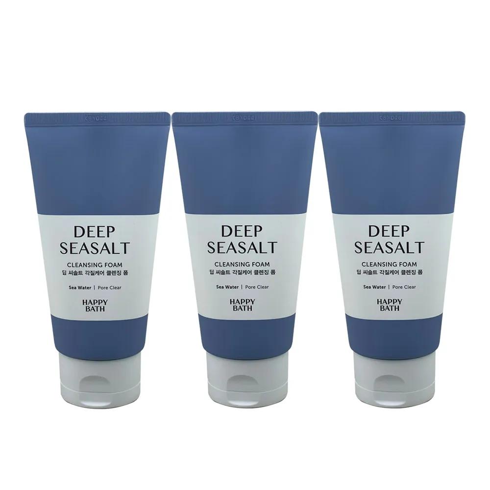 HAPPY BATH Perfect Deep Sea Salt Cleansing Foam 150g 3 Packs