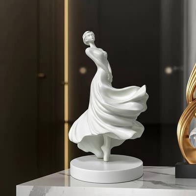 Modern Minimalist Art Figure Statue Luxury High-end Decor For Living Room TV Cabinet Wine Cabinet Entrance Soft Home Ornament