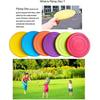 Kids Flying Disc Toy Outdoor Playing Lawn Game Disk Flyer for Kindergarten Teaching Soft Silicone Colorful 6 Pack Set