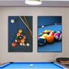 Modern Biljard HD-bilder Snooker Dukmålning Väggkonst Sportaffischutskrifter för Billiard Hall Vardagsrum Club Väggdekor