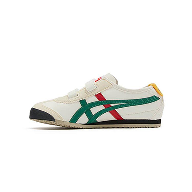 Onitsuka Tiger Low top Slip Resistant Abrasion Resistant Sports Casual Shoes Beige Yellow Children Aged 3 7 Years Old 1184A055-200