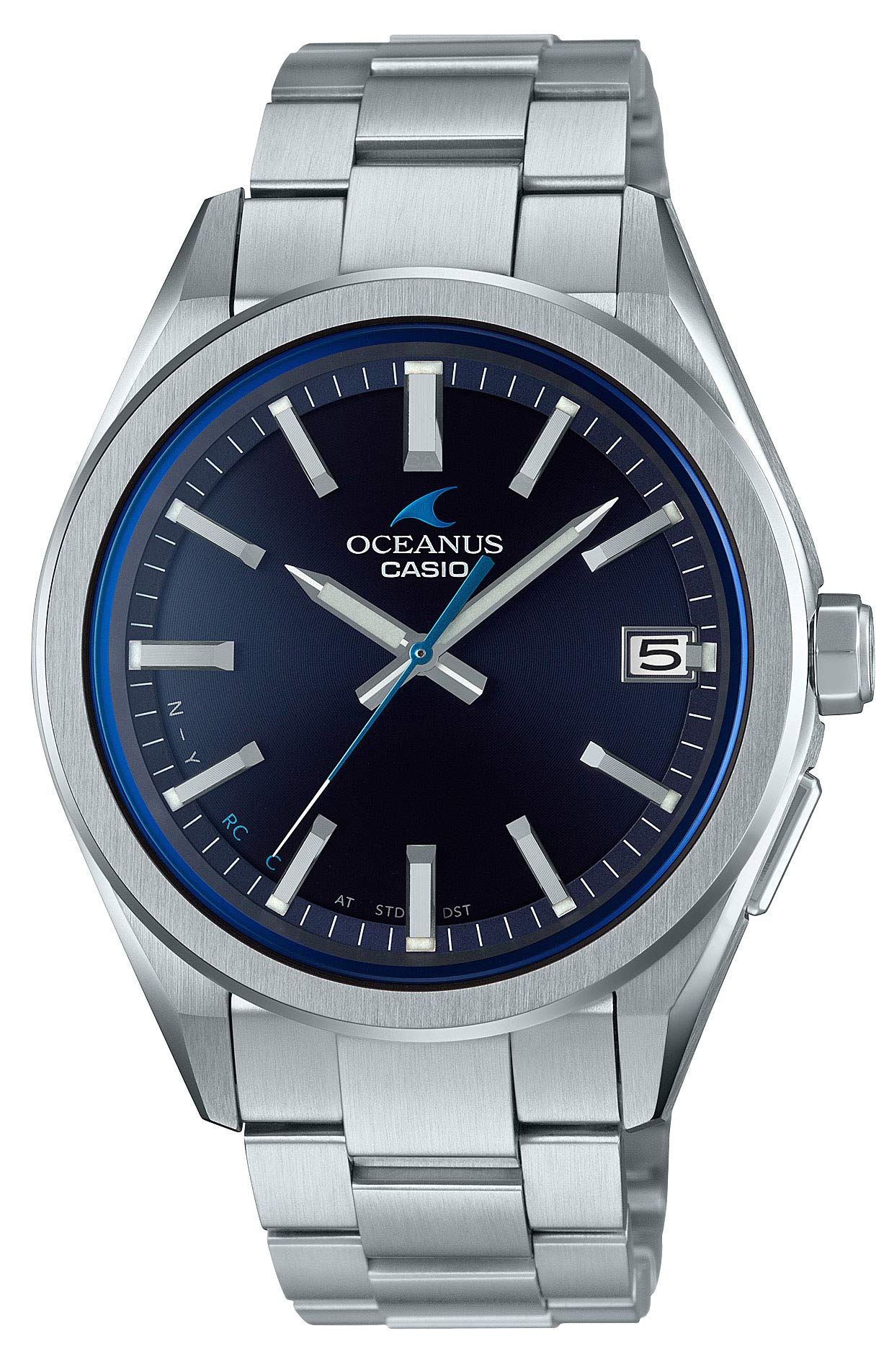 

Casio Oceanus Silver Watch with Bluetooth and Solar Power OCW-T200S-1AJF Men s