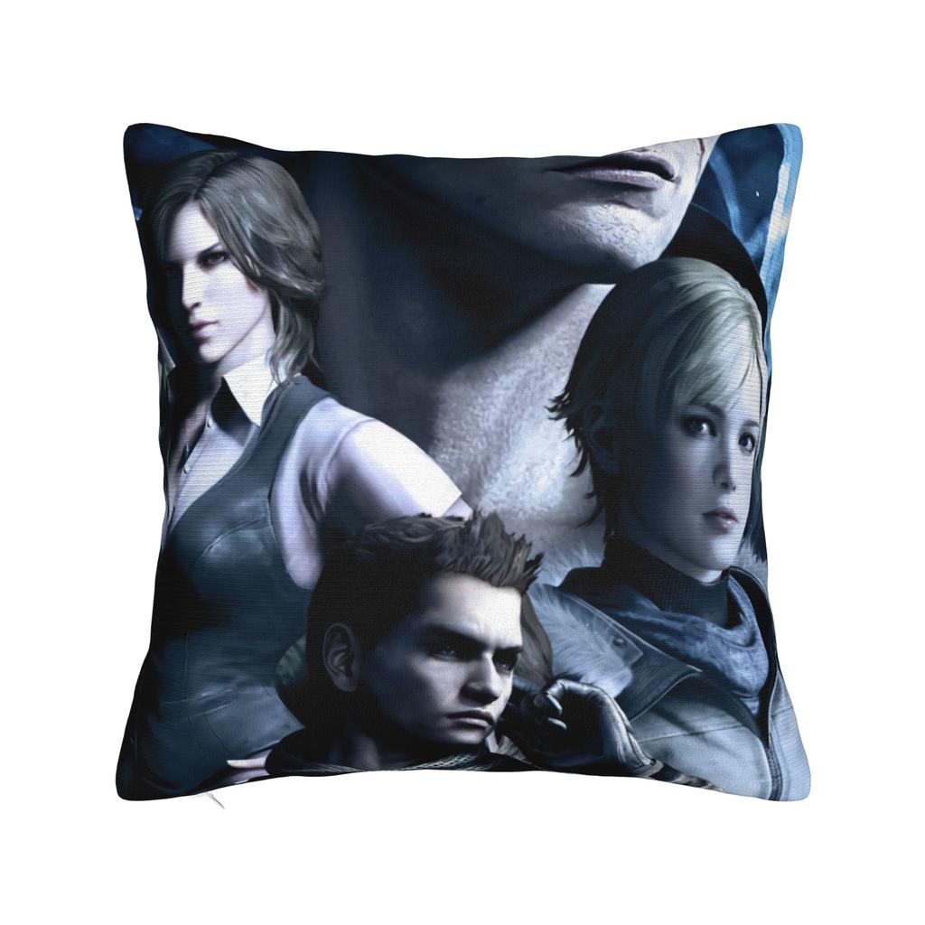Resident Evils Len & Jill Pillow Cover Graphic Cushion Cover Cute Funny Pillow Case For Wedding Party Home Decor