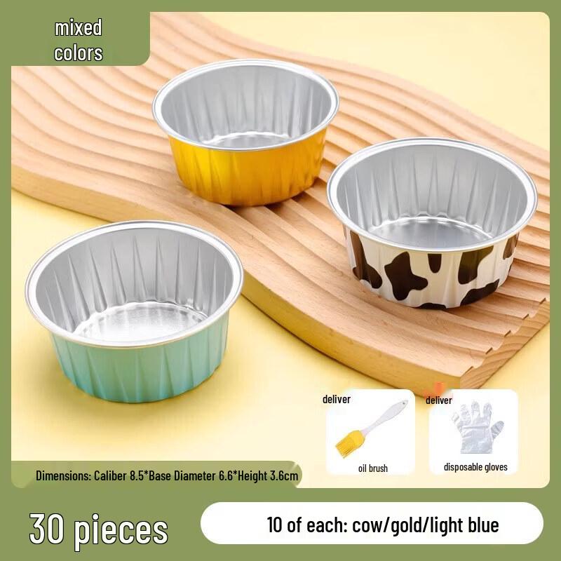 

Reusable Aluminum Foil Baking Cups for Air Fryer & Oven
