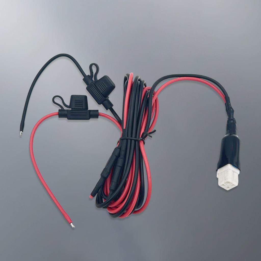4 Pin 12AWG DC Power Cord Cable with 30A DC Power Cable for Yaesu Radio FT-450D FT-891 FT-991 FTDX-1200