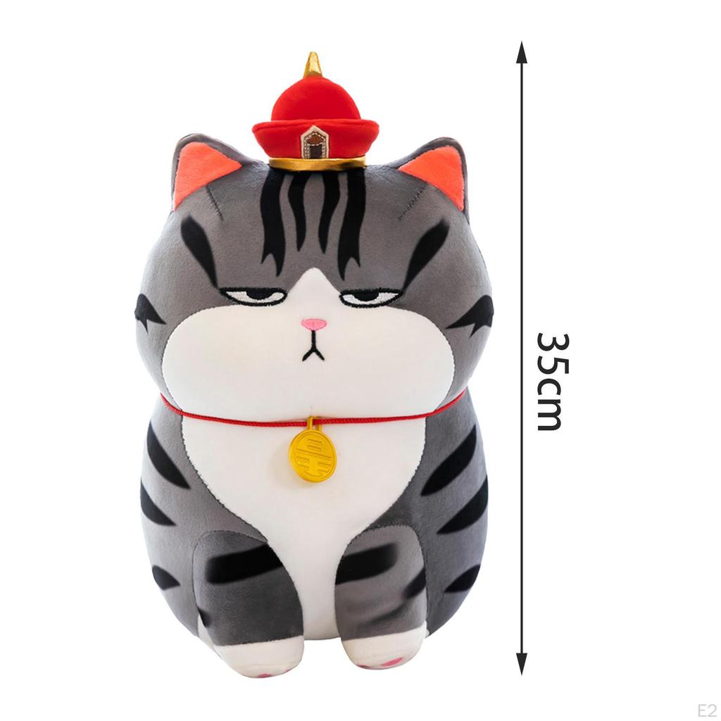 Living Room Decoration Cat Plush Toy Sensory for Party Favors Kids Adult 35cm