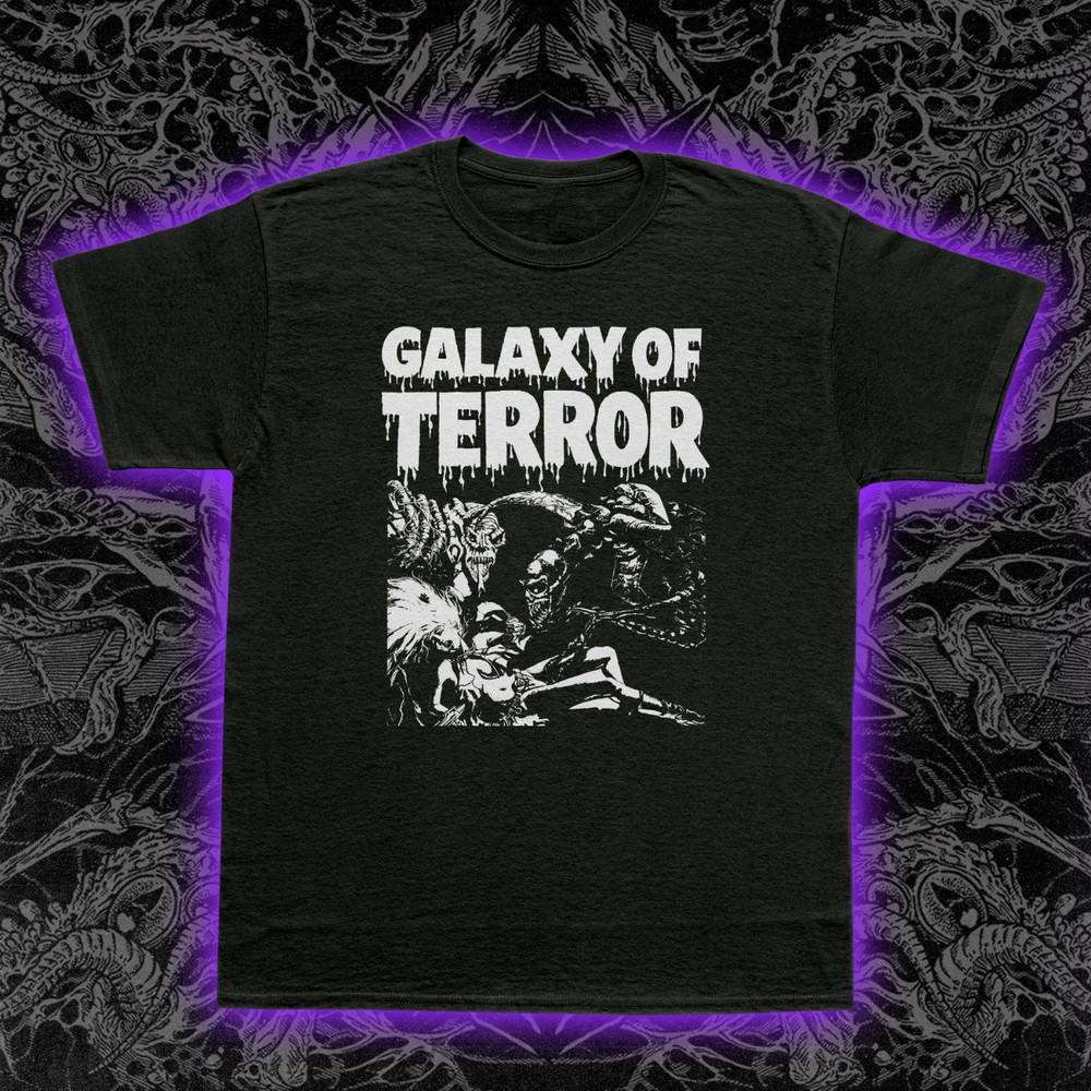 Galaxy of Terror T-Shirt 1981 Sci-Fi Horror Cult Film Tee Alien Space Monster