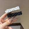 Polka Dot Bow Hair Comb Cute Minimalist Design Non Slip Durable for Women Girls Home Daily Hair Accessory