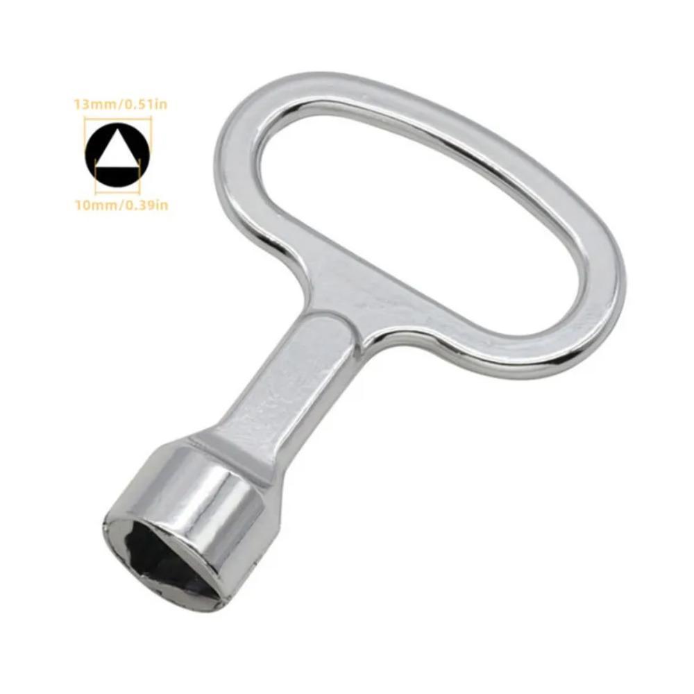 Triangular Slotted Key Wrench, Mini Multi-purpose Tool for Distribution Box, Electric Cabinet, Elevator Door & Valve Lock