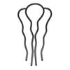 8Pcs Hair Fork Clip Metal Black Coating Vintage Elegant U Shaped Hair Side Combs for Styling DIY