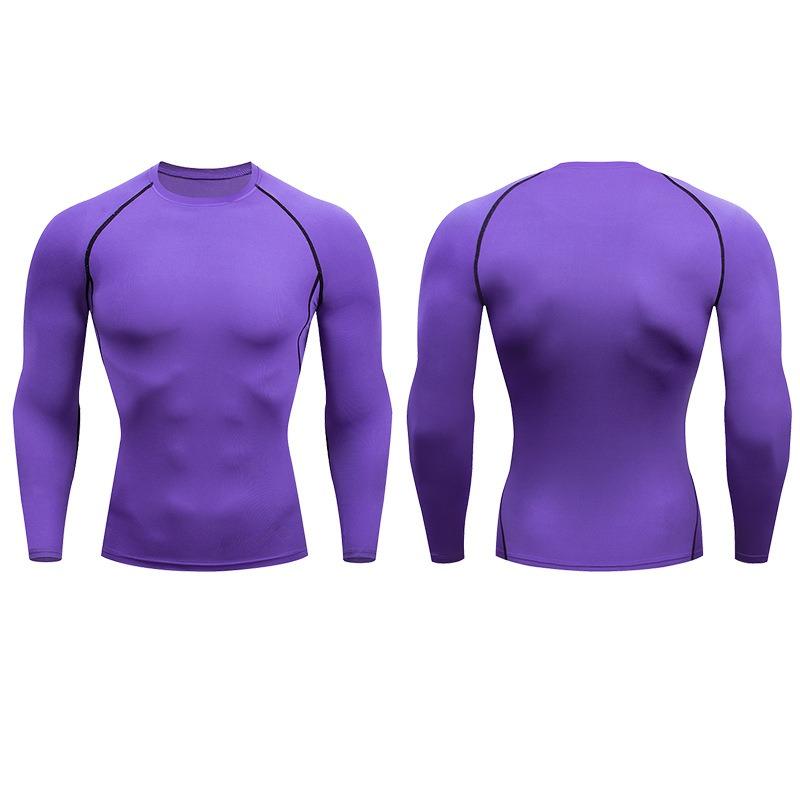 Sports Quick Drying Fitness Suit Men's Shirt Fitness Tight Long Sleeved Sportswear