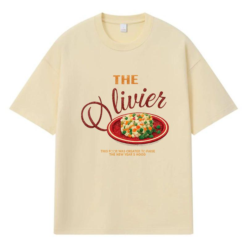 2026 The Livier Printed Graphic Y2k Harajuku Streetwear 100% Cotton T Shirt Casual Oversized Summer Men T-shirt