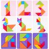 Wooden Tangram Puzzle Educational Toy for First Grade and Kindergarten