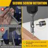 Spring Loaded Screw Holder Bit,Screw Gripper Tool Universal Anti-drop Screwdriver Bit Screws Retaining Holders Clamp Fixing Set