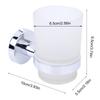 Modern Toothbrush Cup Holder Bathroom Accessories Products Wall Mounted (220210)