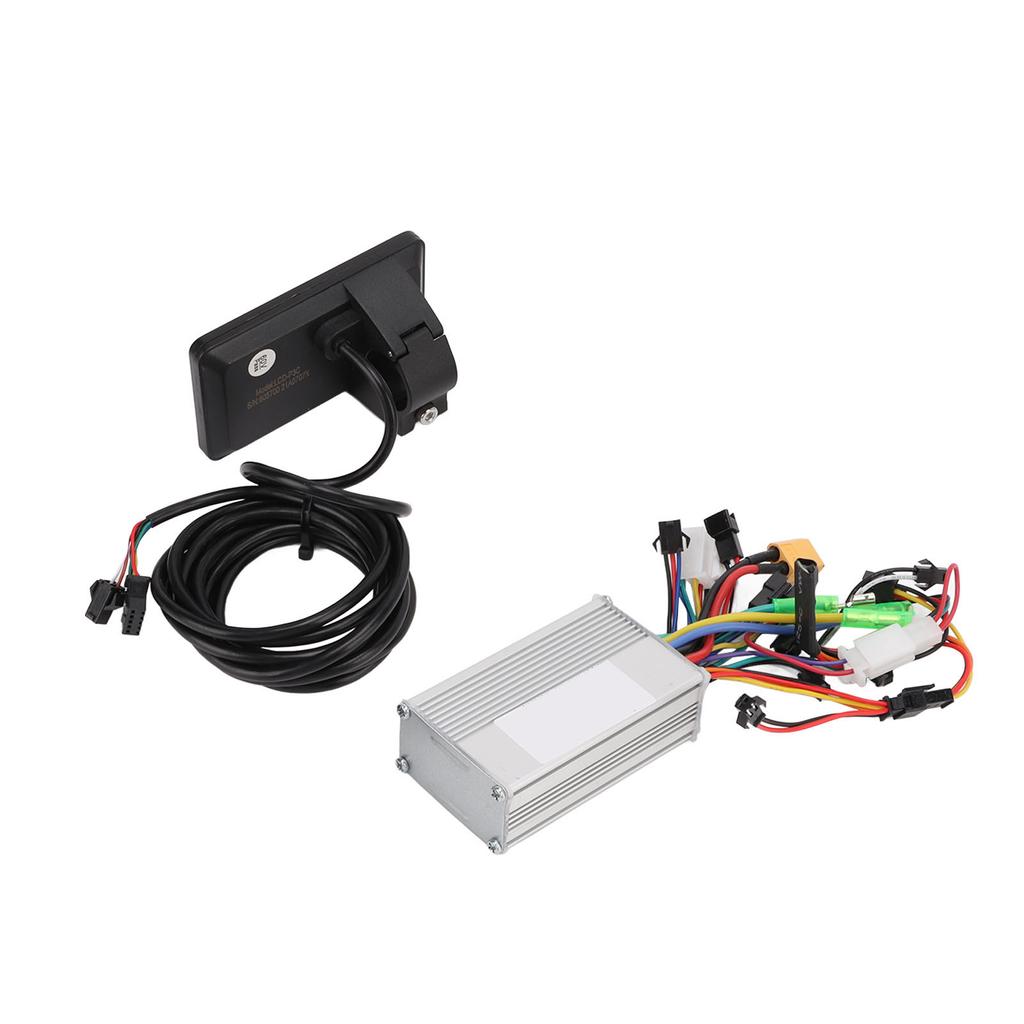 36 48 60V 350W Motor Brushless Controller with LCD Color Screen Meter 3 Mode Sine Wave Controller Kit for Electric