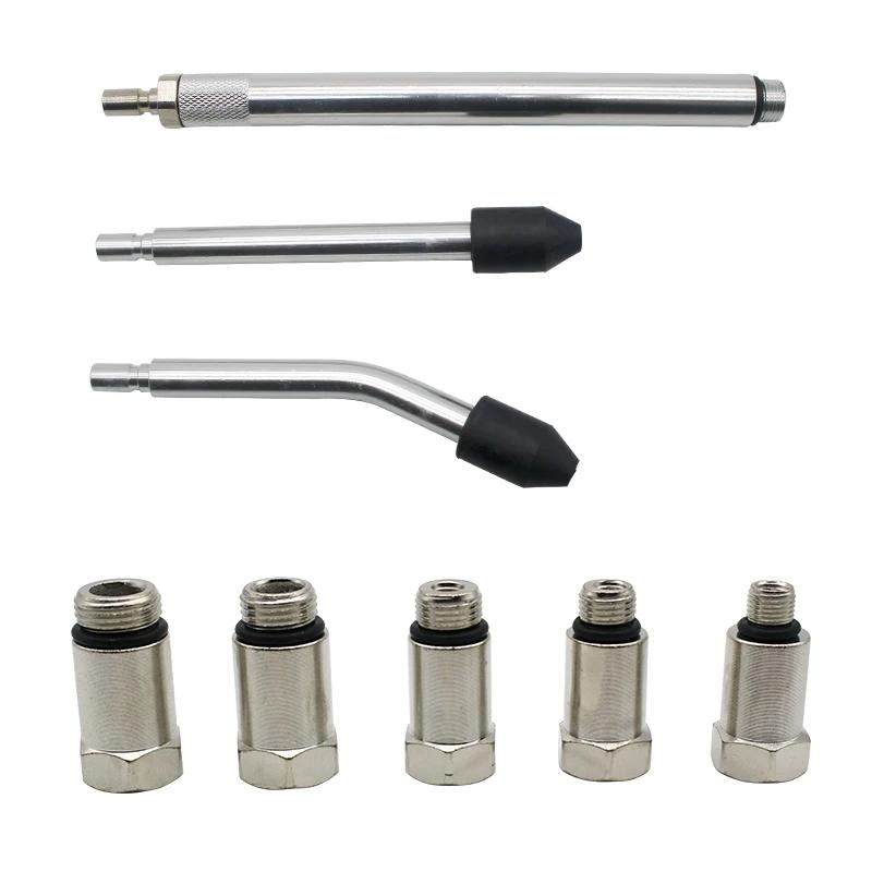 Professional AUTO TOOLS Petrol Engine Cylinder Compression Gauge Tester Kit Cylinder Tester With M10 M12 M14 M16 M18