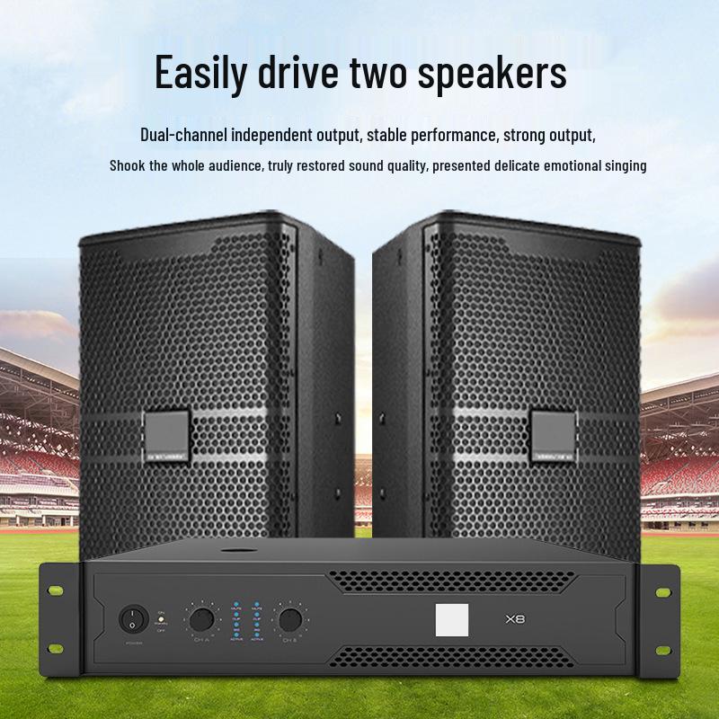 Pure Power Dual Channel Professional Home Amplifier