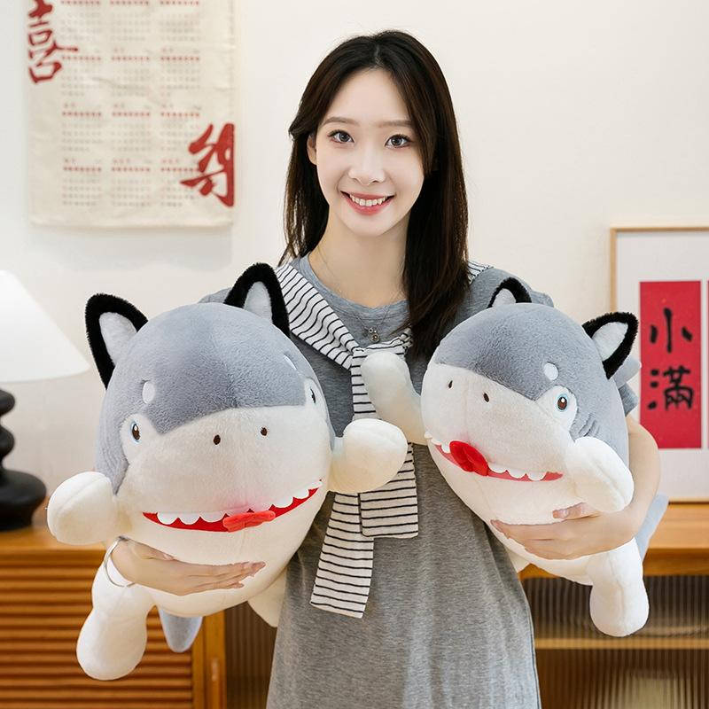 Soft Toy Shark Throw Pillow, Cute Doll Figurine, Children's Sleeping Pillow, Sofa Pillow, Birthday Gift, Decoration Item
