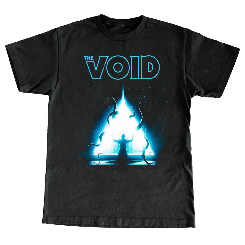 The Void T Shirt Indie Horror Film Vintage Washed Graphic Stylish Versatile Homme Streetwear Casual Fashion Comfortable Soft