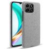 For Honor X6b 4G Case Cloth Texture Anti-Scratch Protective PC Phone Cover