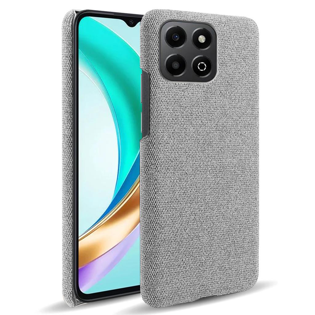 For Honor X6b 4G Case Cloth Texture Anti-Scratch Protective PC Phone Cover