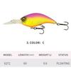 60mm Crankbait Fishing Lure Saltwater Swimbait Fishing Tackle  for Freshwater Saltwater Fishing
