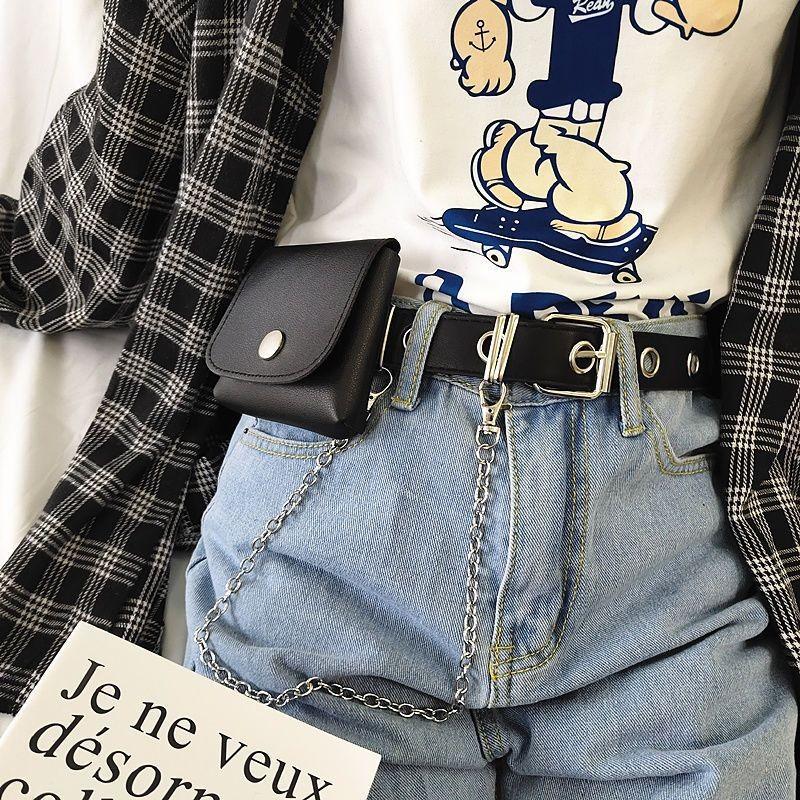 Punk Inspired Versatile Chain Waist Belt Perfect For Skirts And Wear Casual