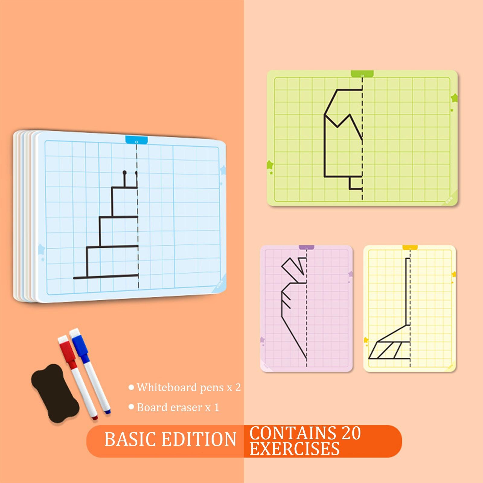 

Симметричная живопись, графическая симметрия, детский сад, средний и большой класс, образовательная художественная зона, материалы, самодельные учебные пособия 2 мл One Size