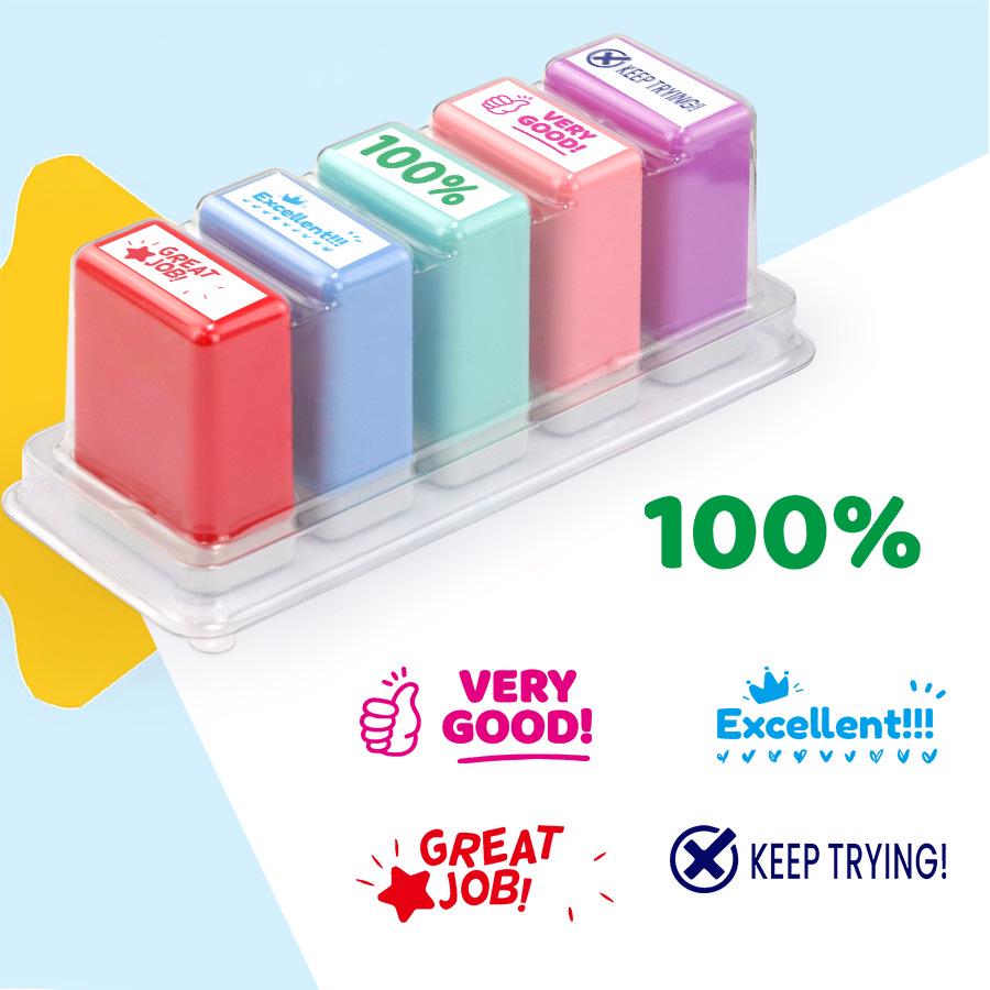Teacher's Fun Toy Seals with Automatic Ink Pad
