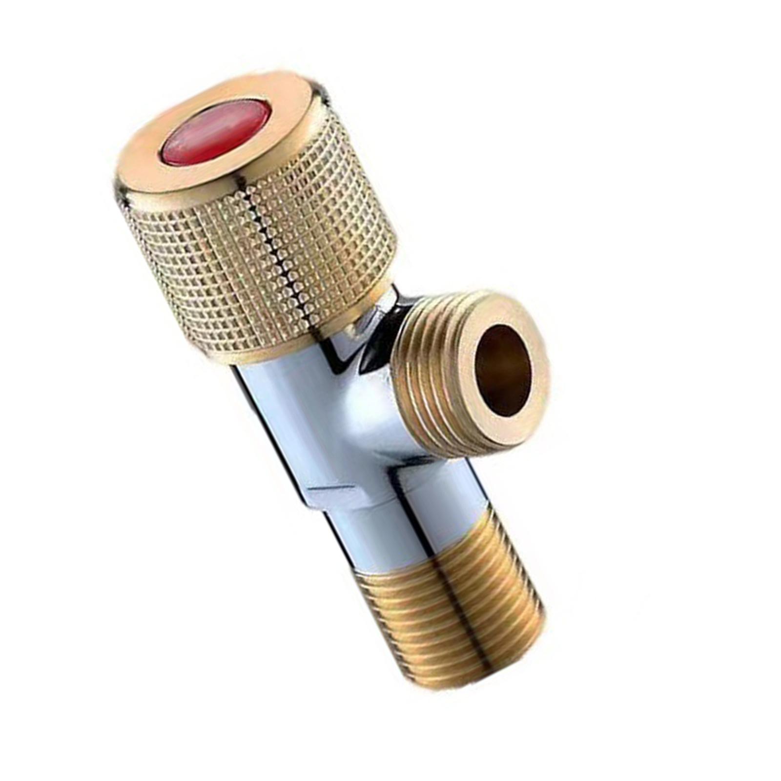 

Heavy Duty Anti Burst Angle Valve Thickened Corrosion Resistant Drainage Valve Easy to Use for High Pressure Plumbing B