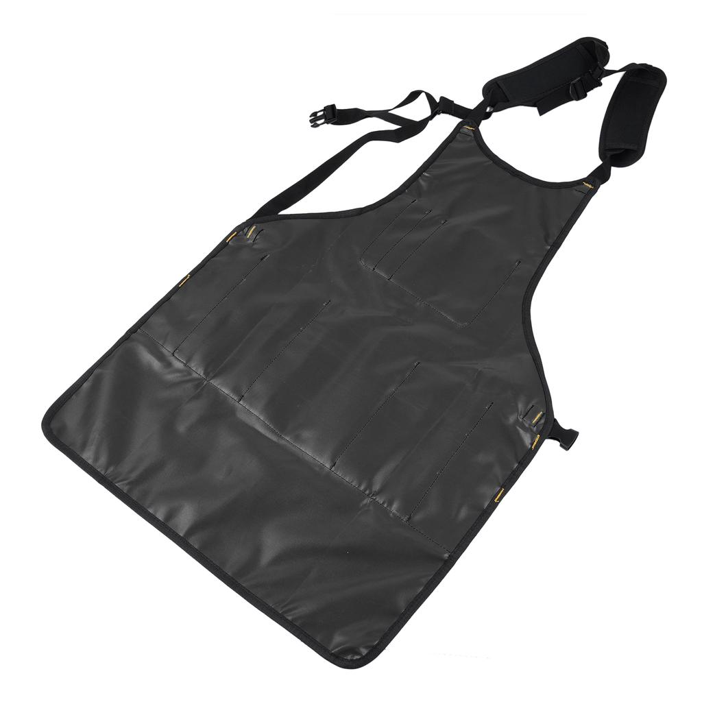 PENGGONG Oxford Fabric Waterproof Bib Kitchen Apron with Pockets Adjustable Neck Strap Unisex BBQ