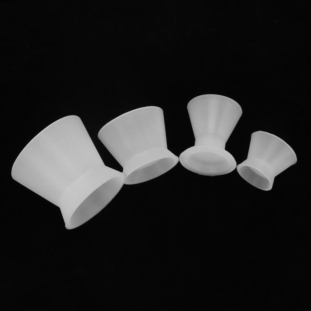 4 pezzi Tazza da Miscelazione Professionale per Laboratorio Odontotecnico Set Ciotola da Miscelazione in Silicone per Materiali Dentali