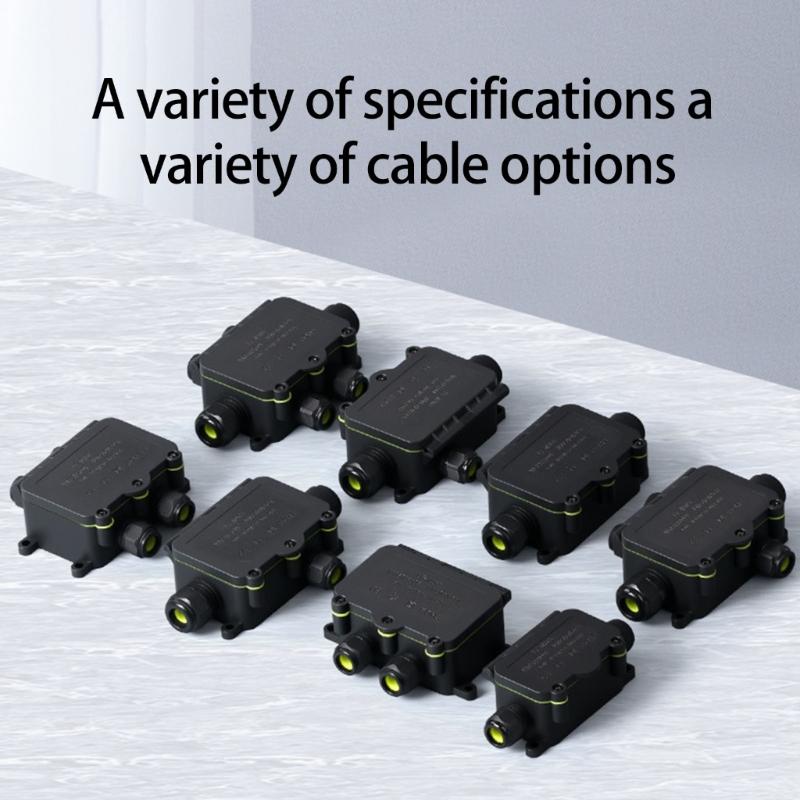 Multipurpose Waterproof Designs Outdoor Junction Box 8 12mm Rating Accessory for Undergrounds Electrical Connection