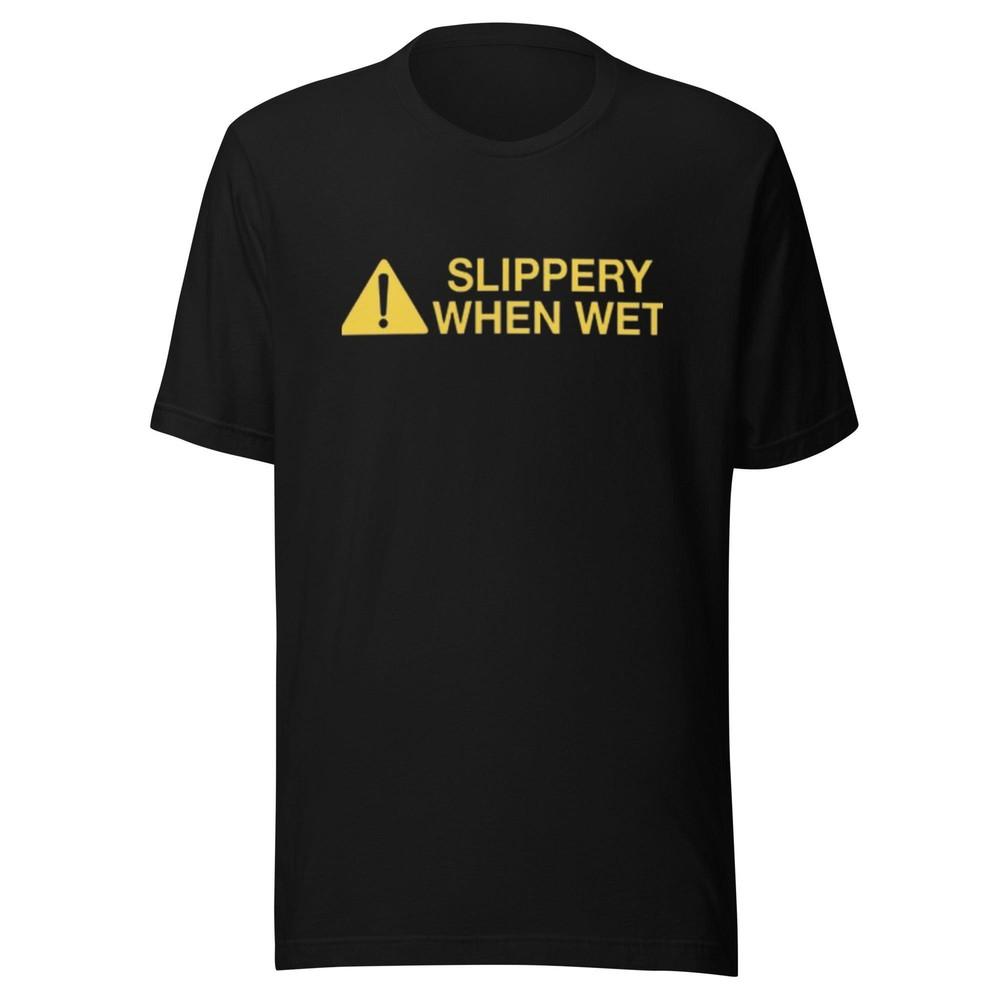 

Short Sleeve T-shirt Slippery When Wet Top Koala Sofstyle Unisex Tee Unisex T-Shirt XXL