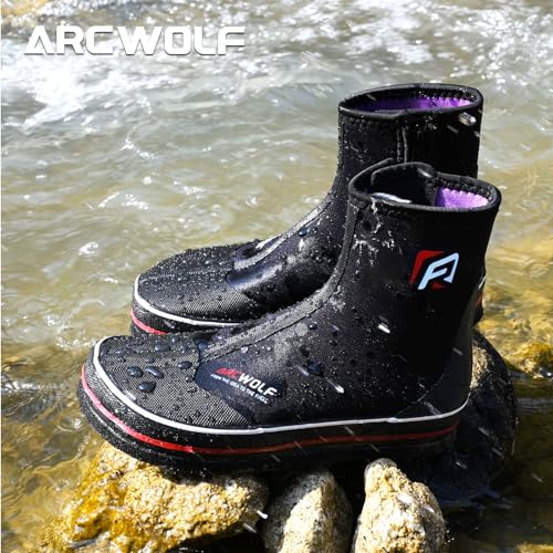 ARCWOLF Felt Spike Shoes, Wading Shoes, Mountain Stream, Felt Spike Boots, Ayu Tabi, Fishing Shoes, Neoprene Fabric, Pin Felt Sole, Sizes 25.5-28.0