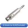 1/4 Inch Male To 3 Pin XLR Female Adapter Stereo 6.35 Mm Female To3-Pin XLR Male Mixer Juitar Microphone Connector 6.5-XLR Plug