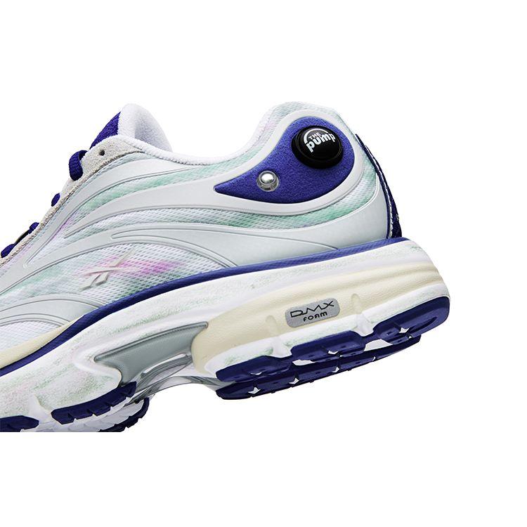 Reebok Rbk Premier Pump Paris Trainer Durable Breathable Low Top Running Shoes Unisex Sneaker White Blue 100210110