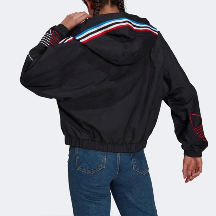 Adidas Originals Jackets Women's Black Hooded Moderate Other (Unisex) Jackets GT8471