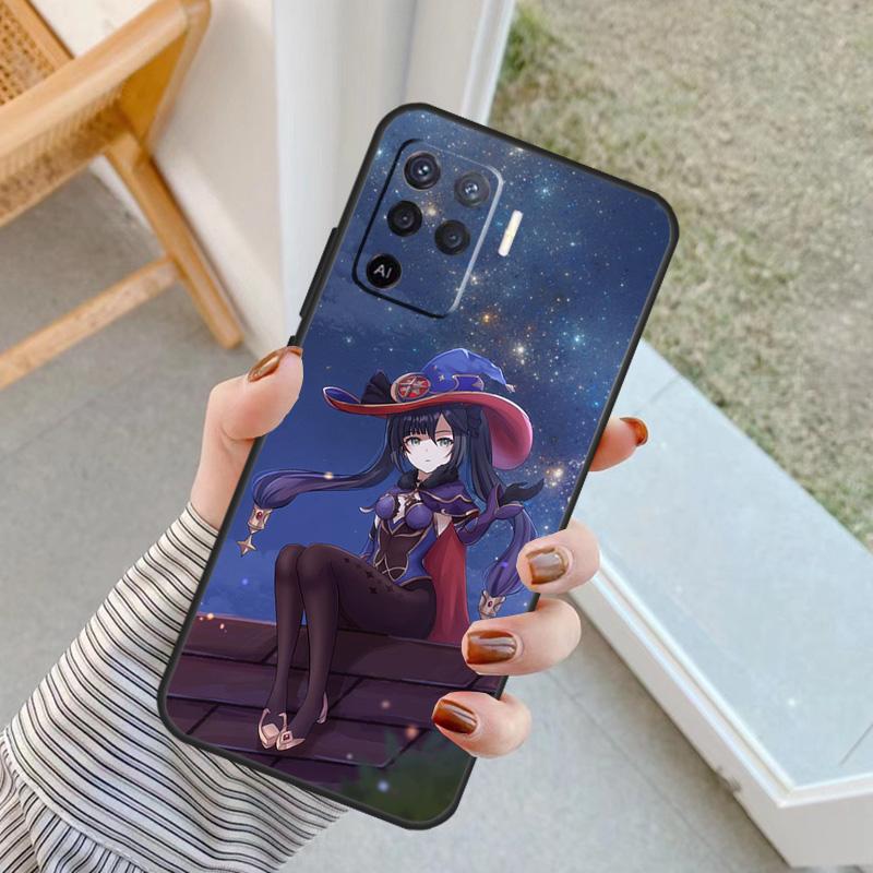 

Genshin impact Mona Case For Oppo A94 A74 A54 A80 A60 A40 A18 A38 A58 A78 A98 A96 A76 A16 A15 A17 A57 A77 A5 Pro OPPO A60 4G